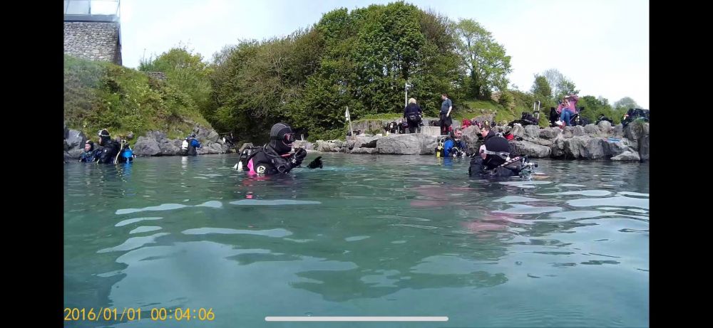 From the water
